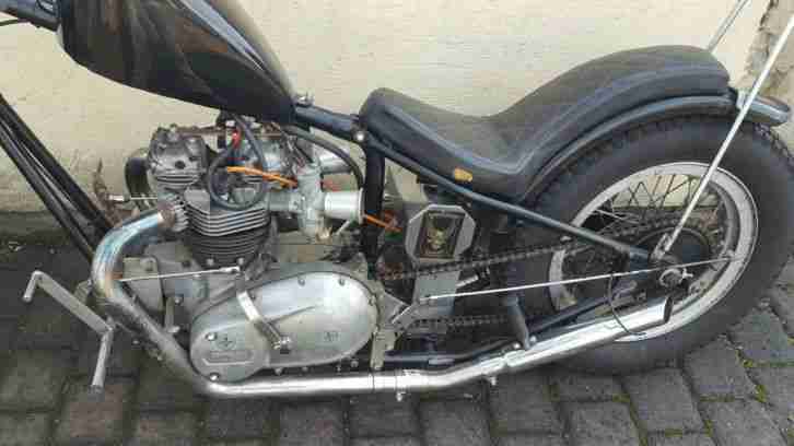 Triumph t140 Bonnville Old Chopper starrrahmen