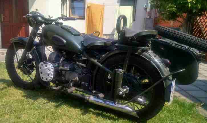 URAL M72 angemeldet mit TÜV fahrbereit BJ 1950 deutsche Papiere