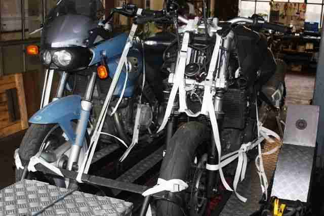 Unfall Motorrad /BMW F 800R / F650 CS / Unfallschaden / Motorschaden