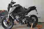 Unfall Motorrad Honda CB125R neues Modell