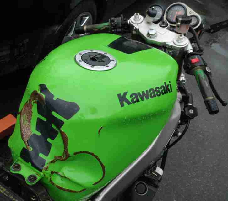 Unfall Sturz Kawasaki