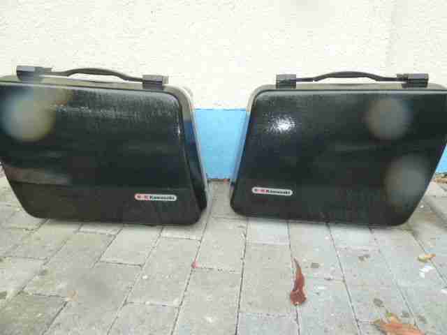 Unfallfreie Kawasaki GPZ 500 S original Koffersystem HU/AU 05/2018 + Ersatzteile