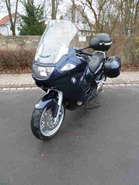 Unfallfreie gepfl. BMW K 1200 GT TÜV neu, ABS, Heizgriffe, BMW Koffer + Topcase