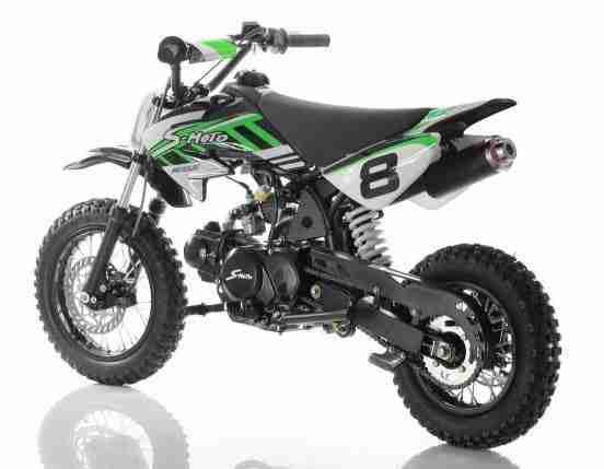 Upbeat S-Moto SM90ZE-10 Y-CRF 10/10" Kick & E-Starter Pitbike Kinder Motocross