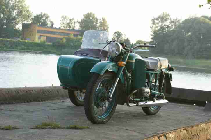Ural 650 gespann 8000km 1978 großem Zustand EU-papiere, Rückwärtsgang, Versand