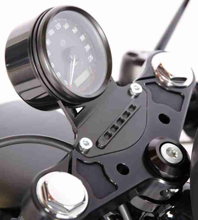 V2-Genscher old-school bob-race Umbau Harley Davidson Forty-Eight