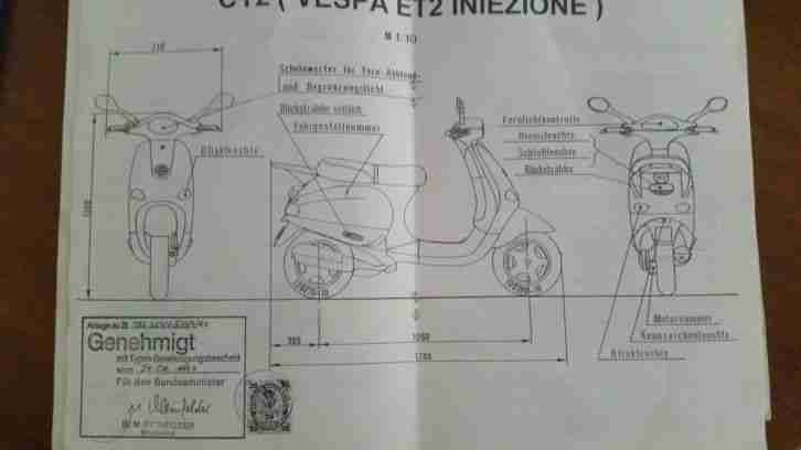 VESPA ET 2 inezione