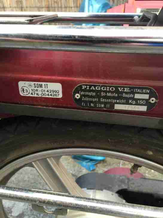 VESPA PIAGGIO SI MOFA Baujahr 1992