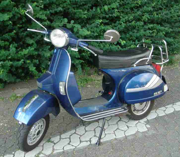 VESPA PX 135 E Lusso Elekrostart 80 - blaumet. - 19500 Km - Bj. 1990 - TÜV neu