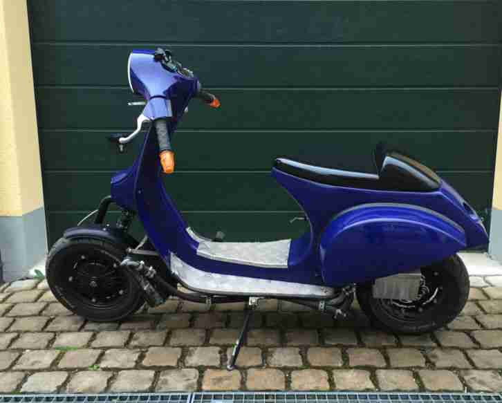 VESPA PX 200 E wassergek Malossi*Bitubo v+h*Grimeca Scheibenbremse*Dropbar