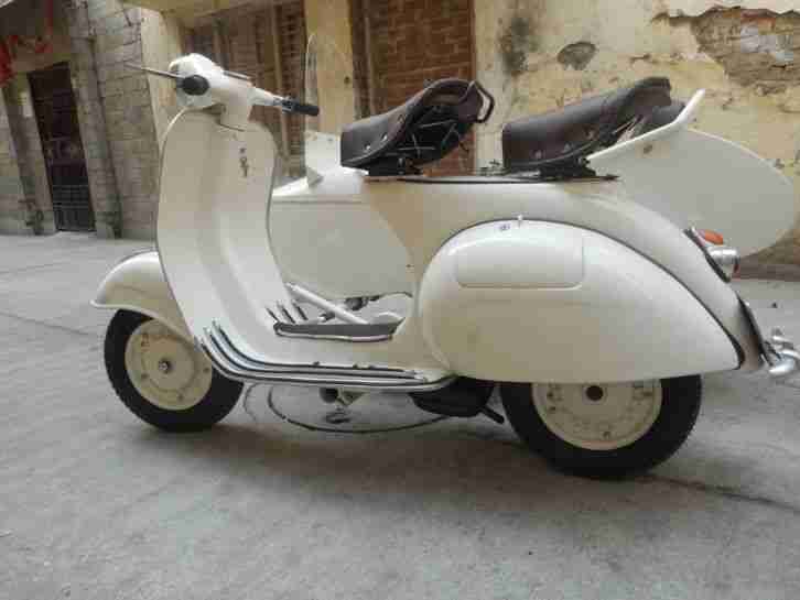 VESPA WITH SIDECAR 1966 MODEL NEW PX 150CC