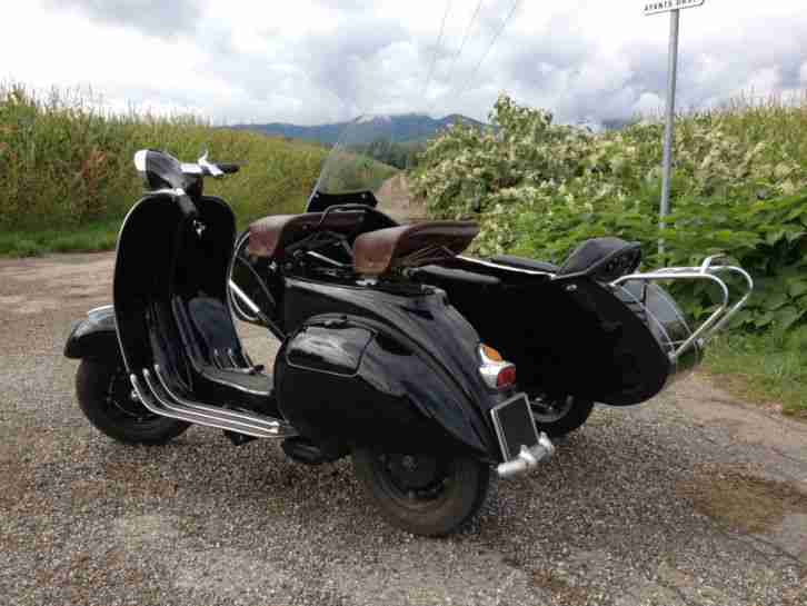 VESPA WITH SIDECAR 1967 MODEL NEW PX 150CC ENGINE free shipping