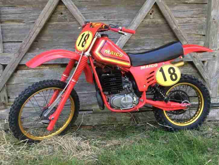 Verk. Motocross Maico MC400 Bj. 1980 Vintage
