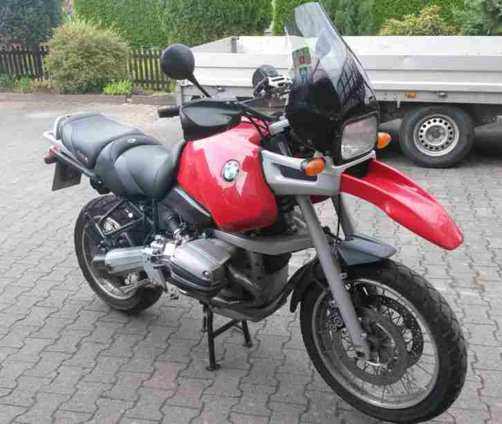 Verkaufe BMW R 1100 GS mit Koffer und Navi, gepflegt 76 tkm