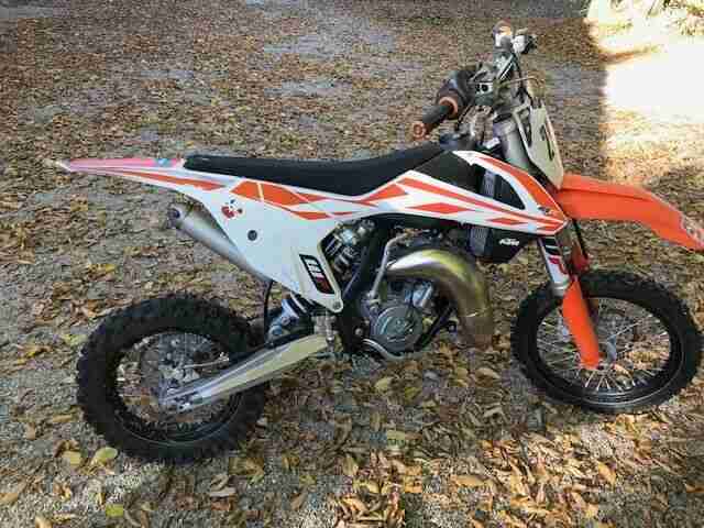 Verkaufe eine gepflegte KTM SX65 - Kindermotocross Schaltgetriebe