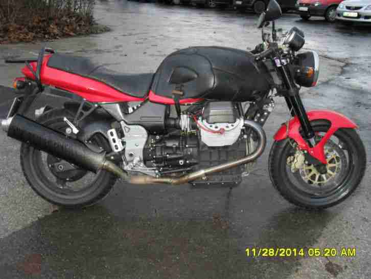 Verkaufe rote Moto Guzzi V11 Bj. 2005 Motorrad mit KAT V 11 MotoGuzzi