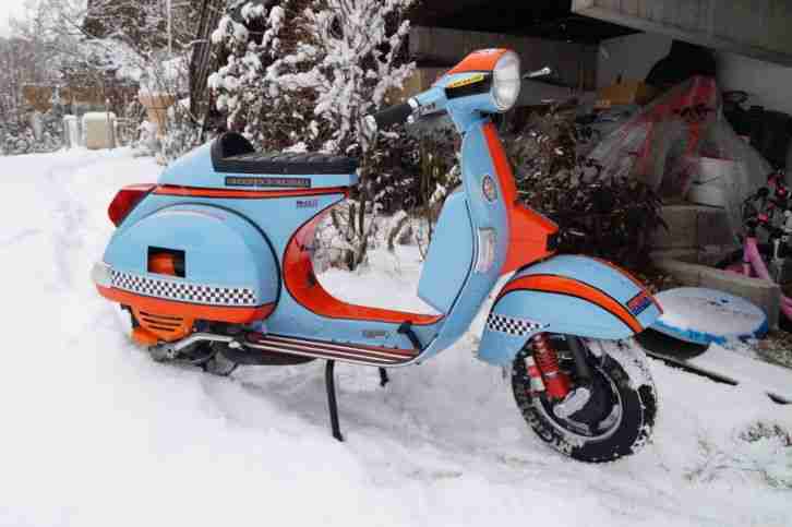 Vespa 200 Motorrad Roller Malossi