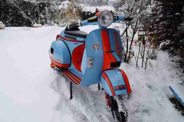 Vespa 200 Motorrad Roller Malossi