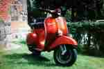 Vespa 50 Rundlicht Erstbesitz Rot lackiert