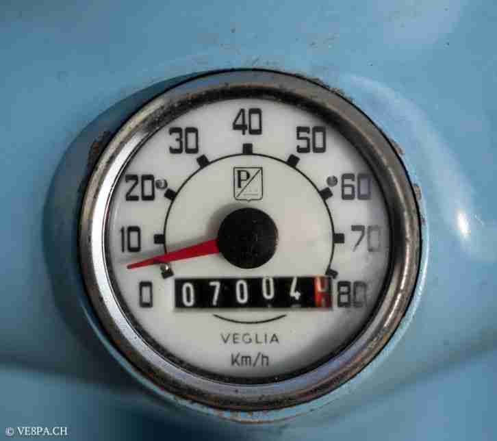 Vespa 50S, 1964 im O-Lack mit 7'000Km