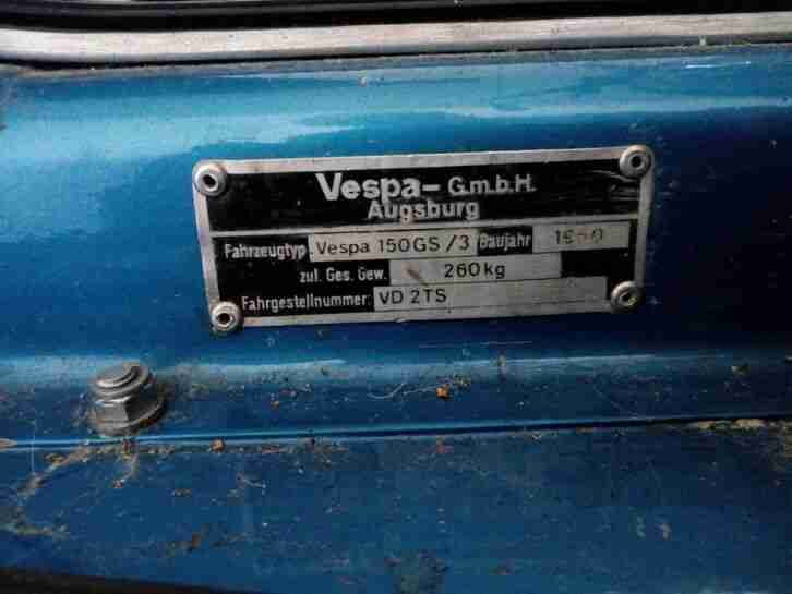 Vespa Baujahr 1960