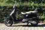 Vespa LX 50 Motorroller schwarz; fährt