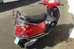 Vespa LX50 mit nur original 385km knallrot