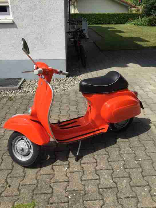 Vespa N R L 50 ccm 1973 Restauriert Farbe Arancio