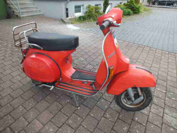 Vespa P80X 1. Serie mit Außenverschlüssen von 1981