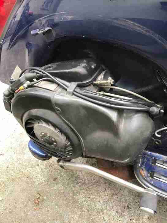 Vespa PX 125 mit 200er Motor eingetragen