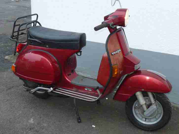 Vespa PX 200 GS P200E - VSX1T stillgelegt 1995 Bauj 89 orig Piaggio Lack weinrot