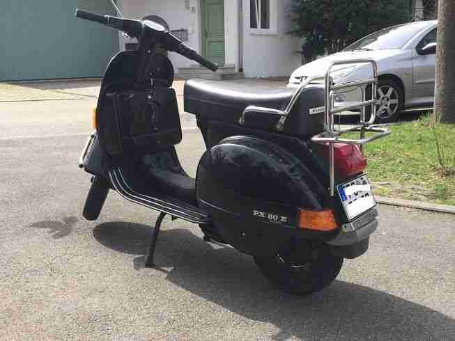 Vespa PX 80, schwarz, Originalzustand, rostfrei, TÜV neu, voll fahrbereit