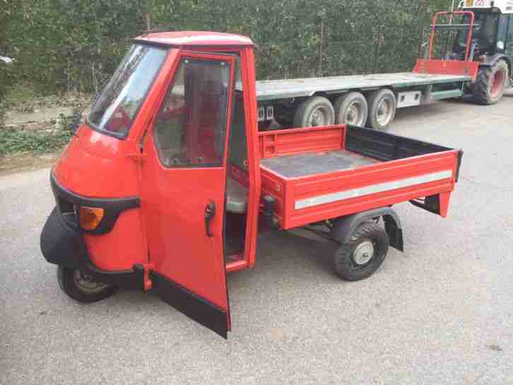 Vespa Piaggio APE 50 Rosso Pritsche Deutsche