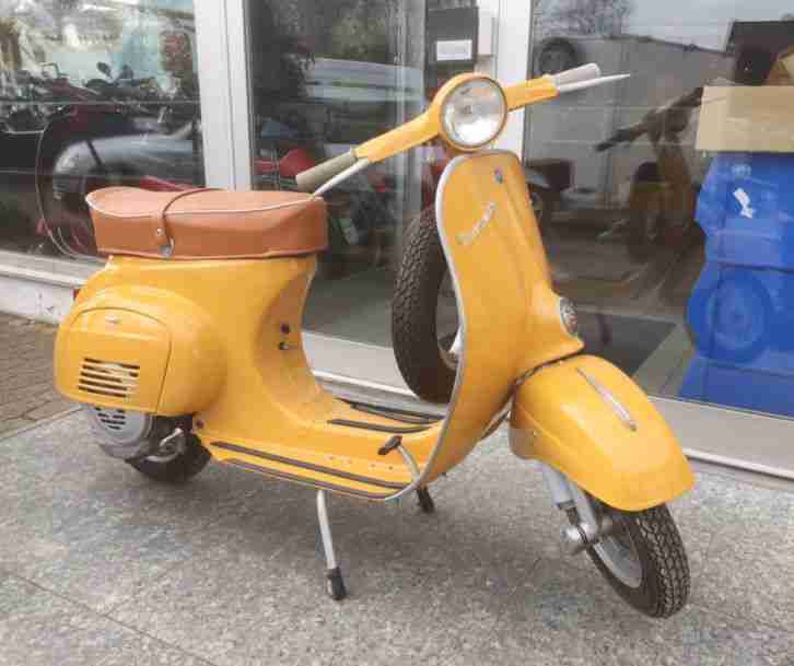 Vespa Piaggio V50 R Rundlicht, EZ 1971 - Giallo Positano Gelb - Restauriert 3 Ga