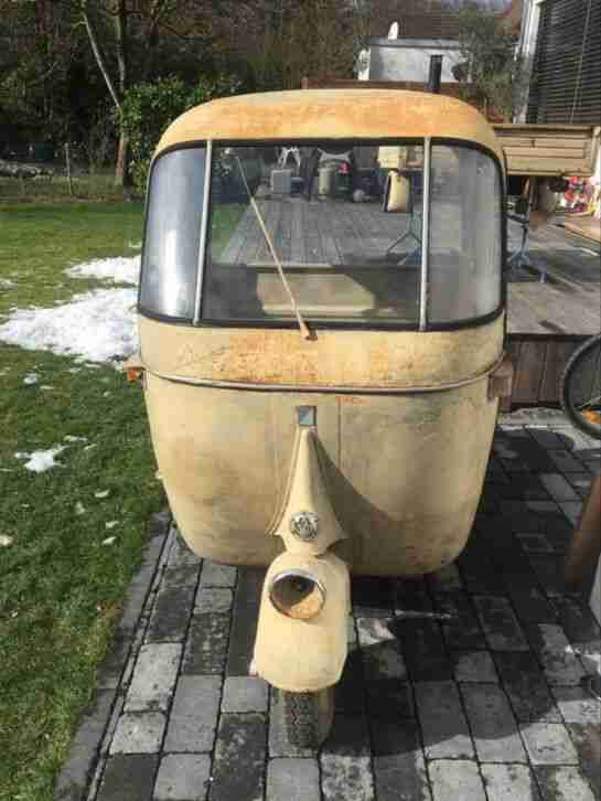 Vespa Piaggo APE Faro Basso AC4T geteilte Scheiben 150 ccm Baujahr 1963