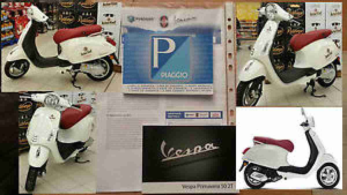 Vespa Primavera 50 2T weiß NEU 0 km Garantie