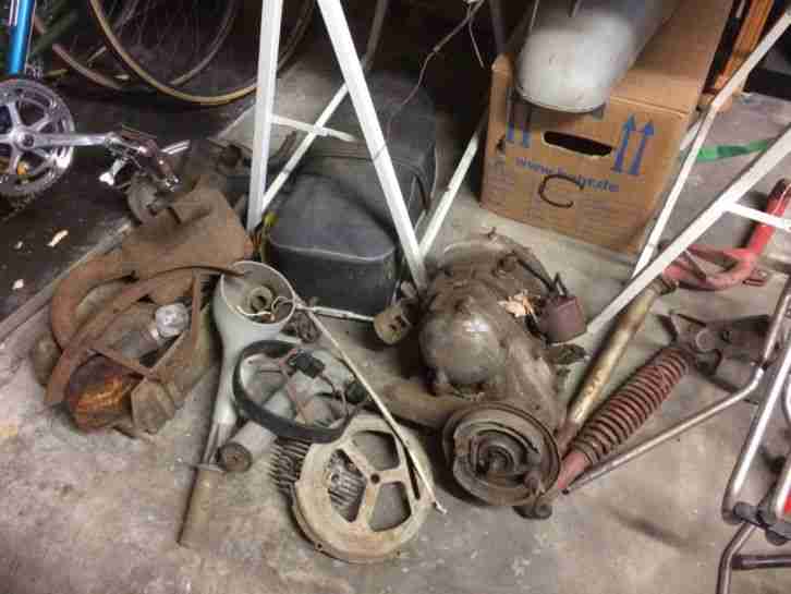 Vespa Roller GS/3 Augsburg, Scheunenfund
