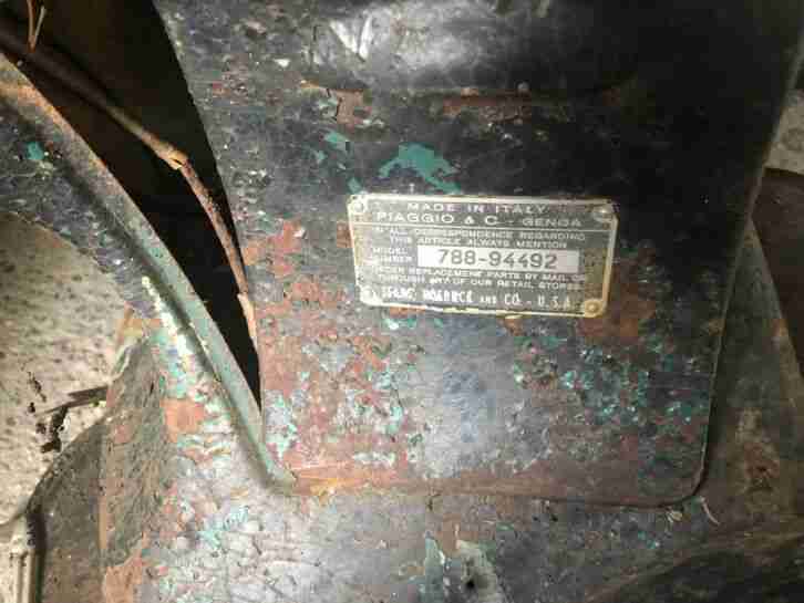 Vespa Sears 125 Allstate ????????USA ????????/ss50,90,150,200,Acma,Douglas,Faro Basso