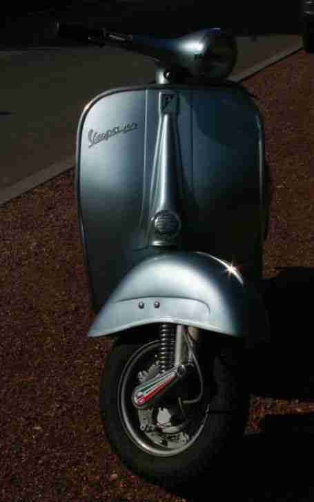 Vespa VBB1T 1961 kpl neu aufgebaut, Max Meyer Lackierung blau metallic