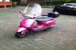 Vespa in pink Der absolute Hingucker