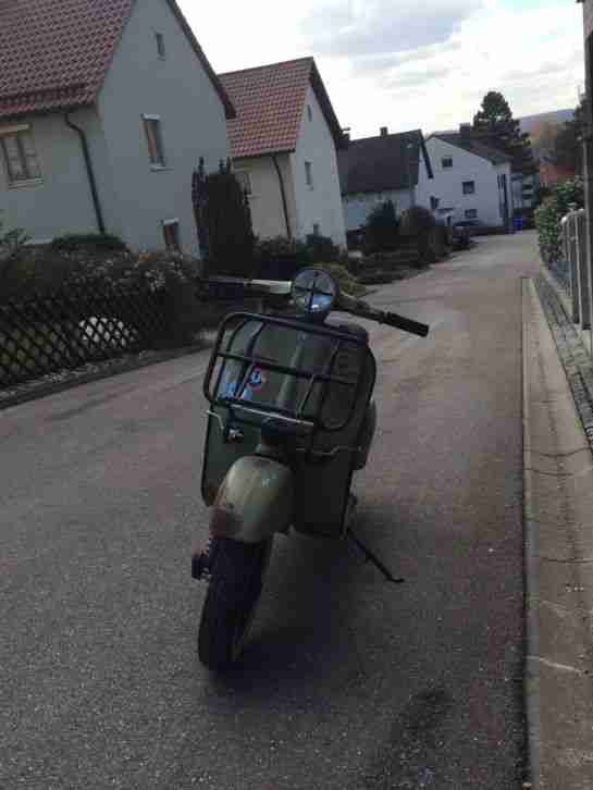 Vespa v50 n , 60 / Kmh Eintragung , Rostoptik , Ratte , 125 ccm , 50ccm papiere