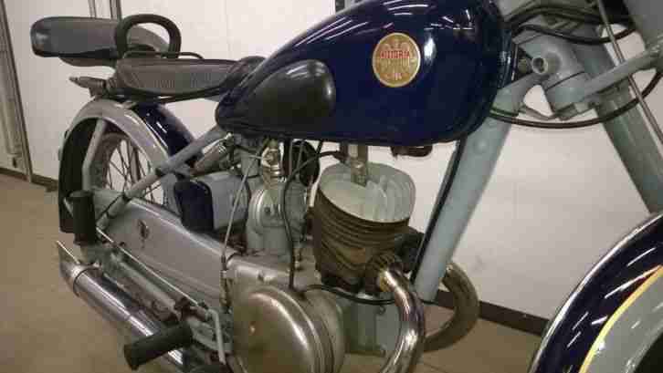 Veteranmotorcykel, Victoria, model Maister KR25 HM, årgang 1952, VIN 251851