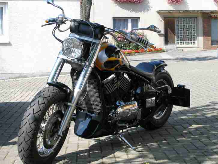 Vn 800 Kawasaki Custom Umbau Chopper Bobber Harley Heck !!Hammer!! TOP AME