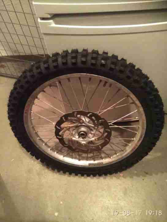 Vorderrad KTM LC4 21 Zoll 90/90-21 mit Scheibe 20 mm Durchmesser