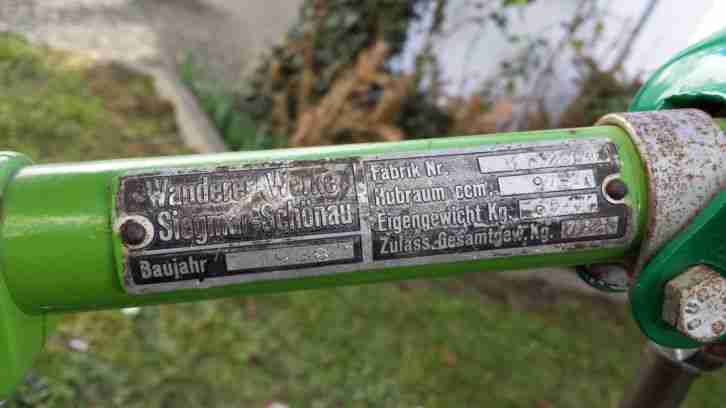 Wanderer 98ccm Sachs Motor aus dem Jahr 1938 Oldtimer