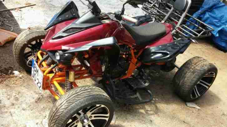 Wanjin 250 cc Quad mit fernstart und alarm 1300 km