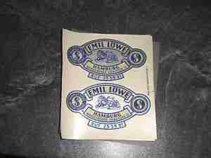 Wasserschieber, Schiebebild, Sachs Händler HH, Zündapp, Herkules, Kreidler, DKW