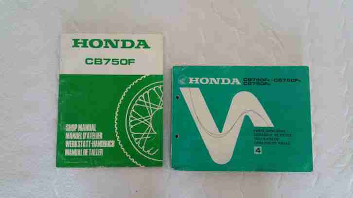 Werkstatt Handbuch und Teile Katalog für HONDA CB750F Boldor