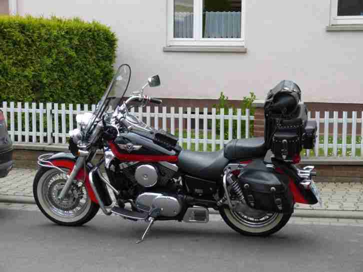 Wundereschöne Kawasaki Vulkan 1500 Bj.1996 nur 41.000 km viel Chrom Top Zusatnd