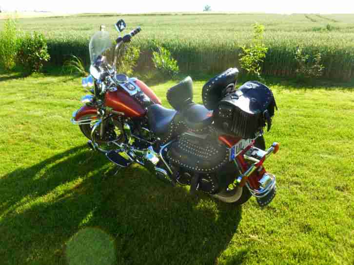 Wunderschöne Harley Davidson EVO Heritage metallic 1999,viele Extras